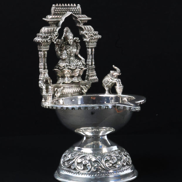 Silver Lakshmi Deepam