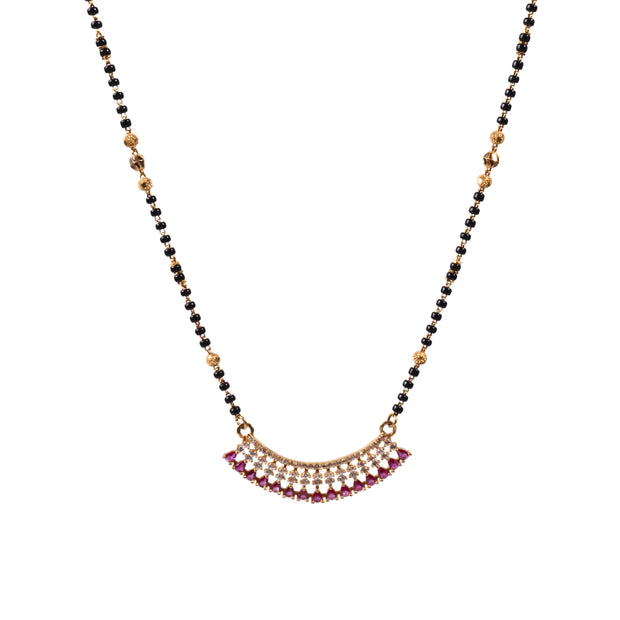 SHORT FANCY BLACK BEADS