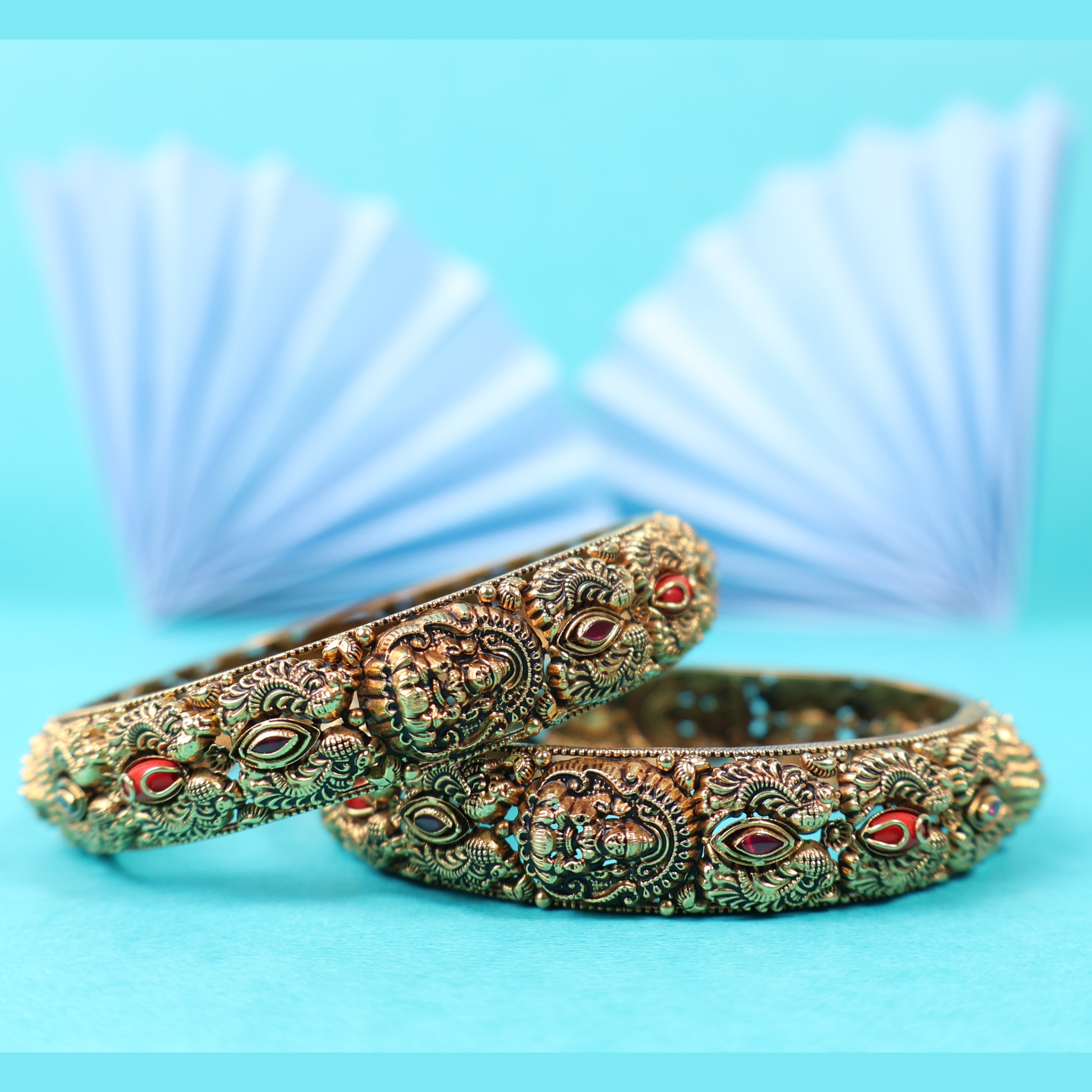 NAKSHI STONE KADA BANGLE