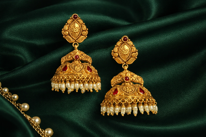 TEMPLE JHUMKA