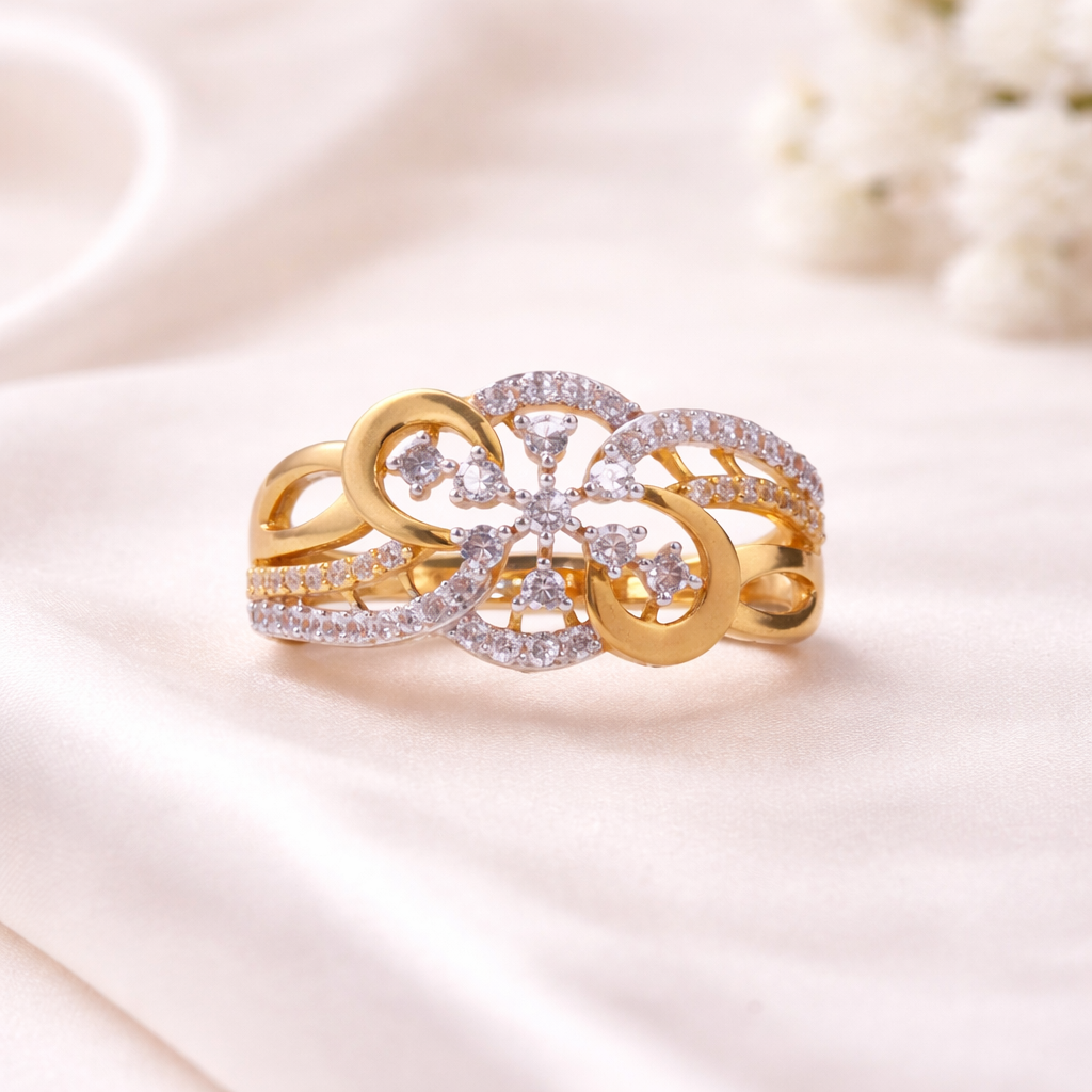 LADIES FANCY EMROLD RING