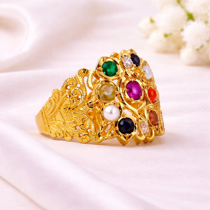 GENTS NAVRATHAN RING