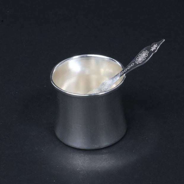 Traditional Silver Panchapatra Udarni Set