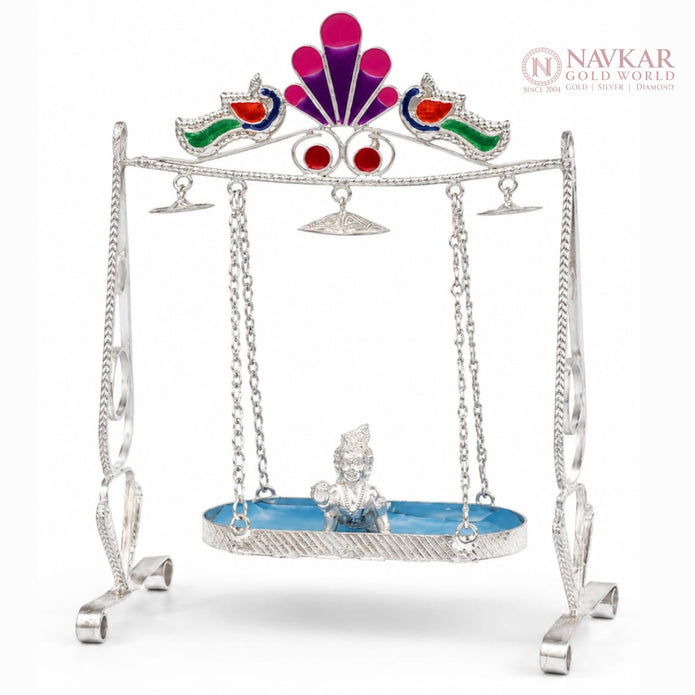 Silver Krishna Jhula – Bal Gopal Swing